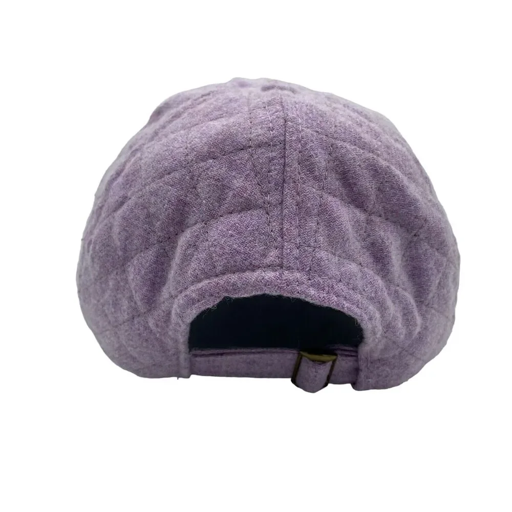 MTV CultureFly Purple Quilted Fleece Baseball Dad Hat - 90s logo 2021 Adjustable